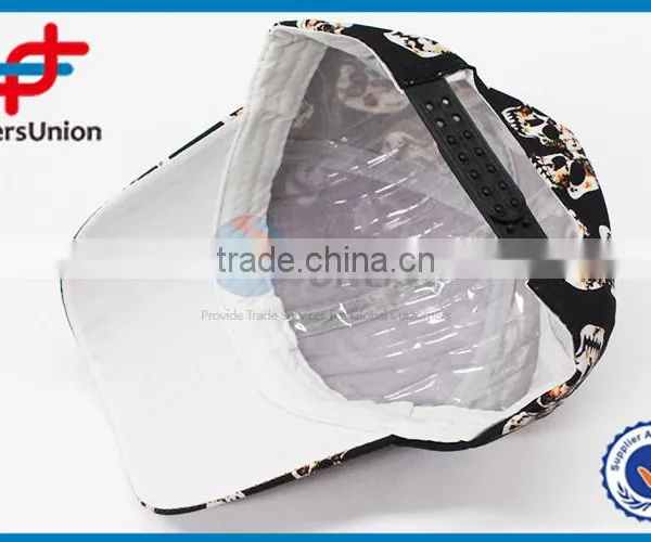 2017 New Product Best Seller Printed Customized Logo 100% Polyester Skull Cap photo-3