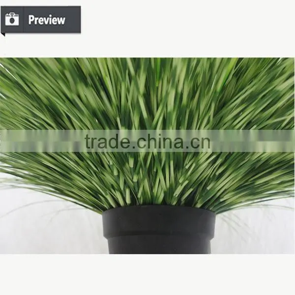 Artificial Potted Grass Synthetic Onion Grass in Pot Weed Grass Pots Plant photo-4