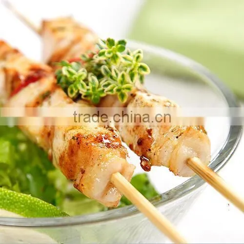 Meat Barbecue Bamboo Knot Wooden Skewer For Kids