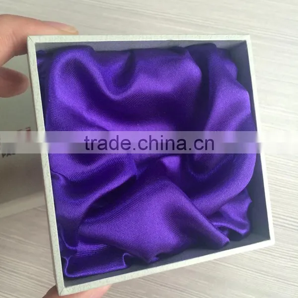 Custom White Delicate Jewelry Hardcover Gift Custom Box for Bracelet Satin Inside photo-5