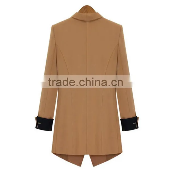 2015 New Model Ladies Elegant Good Quality Classic Look Office Wear Workwear Jacket With Half Sleeve photo-3