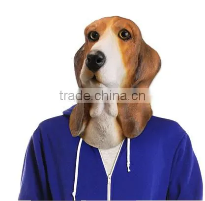 Bowser Basset Hound Mask, Latex Dog Mask photo-2