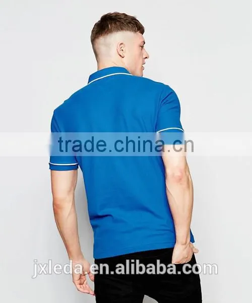 Customize Men Short Sleeve 100% Cotton Pique Dry Fit Sports Golf Polo Shirt photo-5