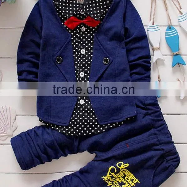 Zm50393b New Style Children Clothing Sets Wholesale Boys Business Suit photo-2
