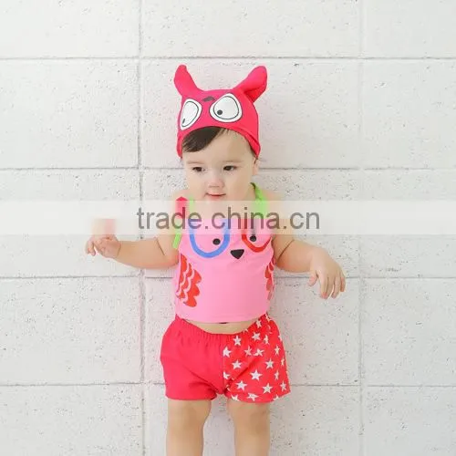 S60579B 2017 Fashion Cute Children's Swimsuit 3pcs Swimwear Sets photo-3