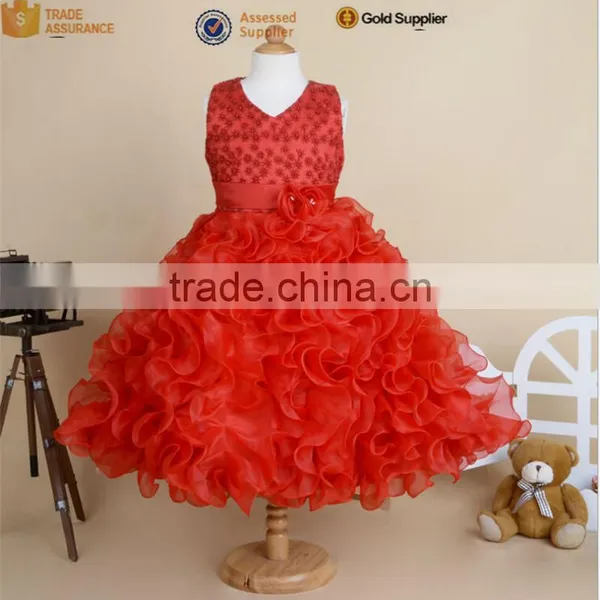 Walson Children Clothes Fancy Dress Wholesale Baby Dress Design Apparel Children Clothing 2016 photo-4