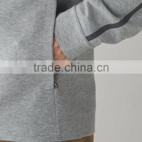 Wholesale Custom Long Sleeve Sweatshirt Blank Quarter Zip Sweatshirt for Men photo-6