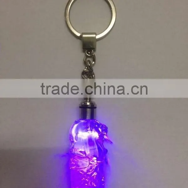 Crystal Singapore Merlion Model With LED Keychain For Souvenirs Gifts KJJ-01 photo-5