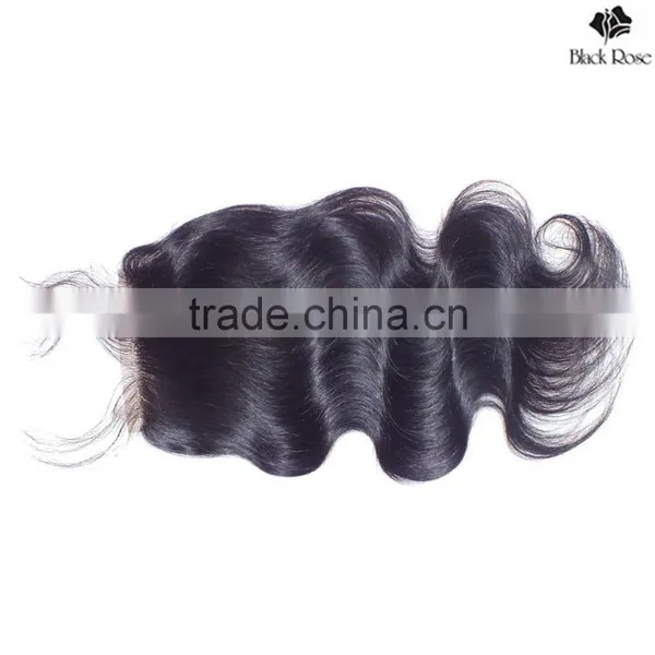 Virgin Hair Bundles With Lace Closure, 4x4 Three Part Cheap Huaman Hair Swiss Full Lace Closure With Baby Hair photo-4