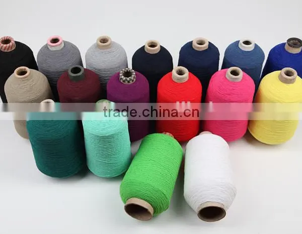 90# 100# 110# Elastic Polyester Rubber Covered Yarn for Socks Knitting photo-2
