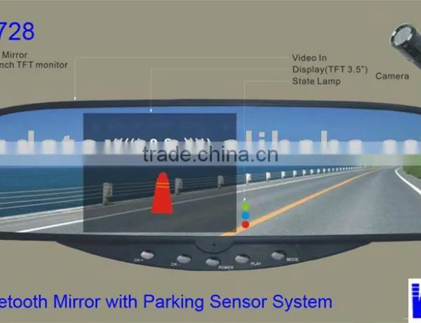 3.5" TFT Monitor and Camera Car Bluetooth Kits Bluetooth Car Accessories