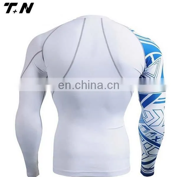 Custom Printed Long Sleeve Mma Rash Guard Rashguard Manufacturer photo-6