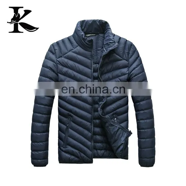 Male Warm Sports Wear Costumes Winter Coat Thin Down Jacket photo-5