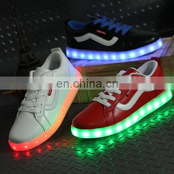 Wholesale New Design Mens Womens Night Club Shoes Large Size 46 Rechargeable Light Up LED Shoes Sneakers photo-6