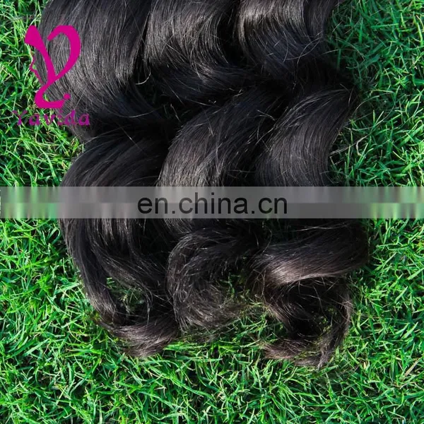 High Quality Remy Human Clip on Hair Extensions M-color Human Remy Hai Extension photo-5