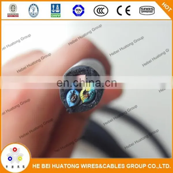 Type H07ZZ-F 3X1.5mm2 LSZH Halogen Free Rubber Flexible Cable photo-2