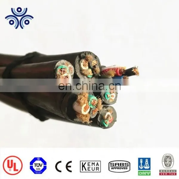 Portable Cord SOOW 16/12 AWG Wire Size 12 AWG Rubber Cable photo-2