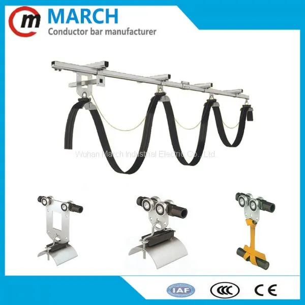 C40 Festoon C-track Cable Trolley Middle Trolley End Trolley Towing Trolley photo-3
