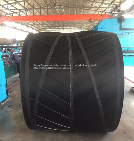 Chevron Cleated Rubber Conveyor Belt photo-3