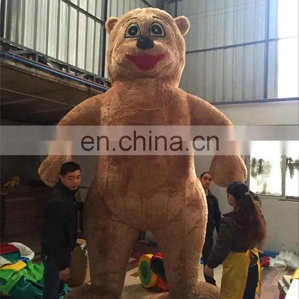 Outdoor Inflatable Bear Plush Toys Costume Walking Stuffed Toys Cartoon For Festival City Parade And Advertising photo-3