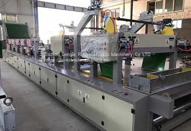 2025EVA Foamed Sheet Making Line EVA Car Sheet Vucanization Machine Foamed EVA Sheet Production Line photo-2