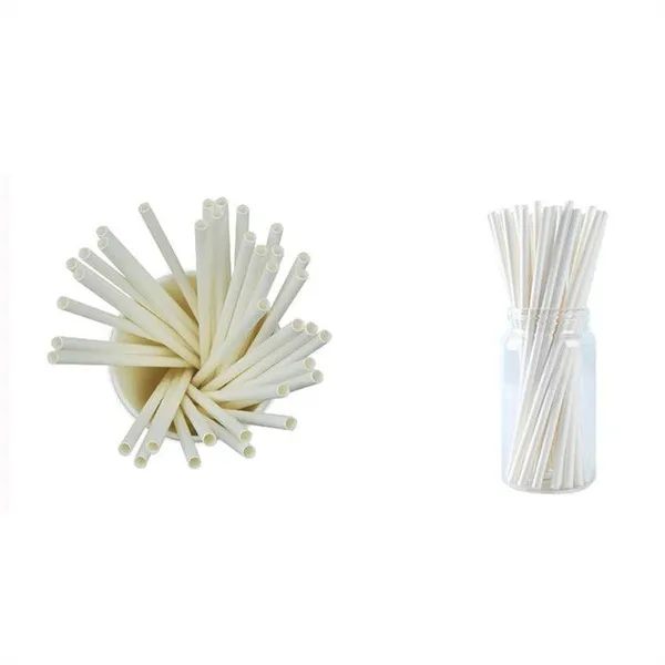 Disposable Recyclable Thin Paper Straws photo-2