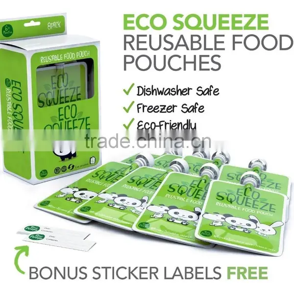 China Made Plastic Foil Laminated Reusable Bag With Snout for Baby Food photo-2