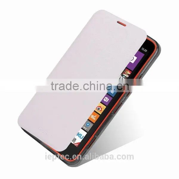 MOFi Wholesale PU Leather Mobile Phone Flip Cover Cases for Nokia Lumia 1320 photo-4