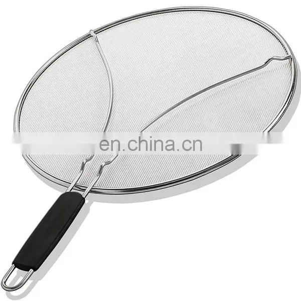 Stainless Steel Splatter Screen Guard Cover For Frying Pan photo-2