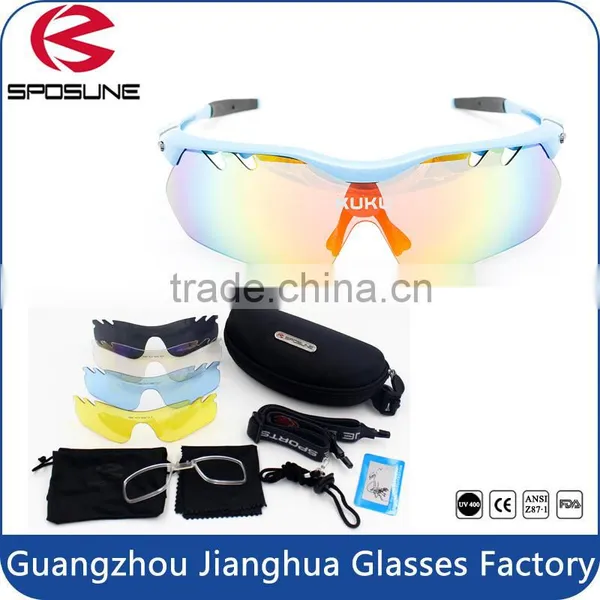 UV400 Anti Radiation Glasses Protections Lens Hardness Cycling Running Sports Sunglasses photo-2