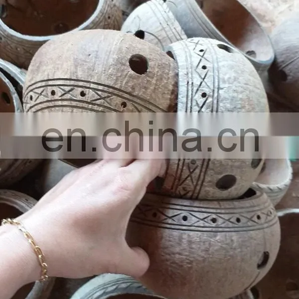 Wholesale Handmade Decoration Natural Coconut Shell Bowl From Viet Nam photo-5