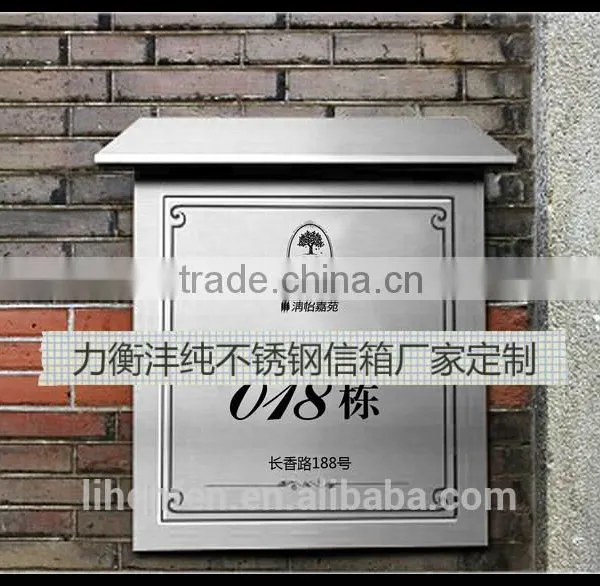 Wall Mounted Style and Metal Metal Mailbox Material Home Mailbox System photo-6