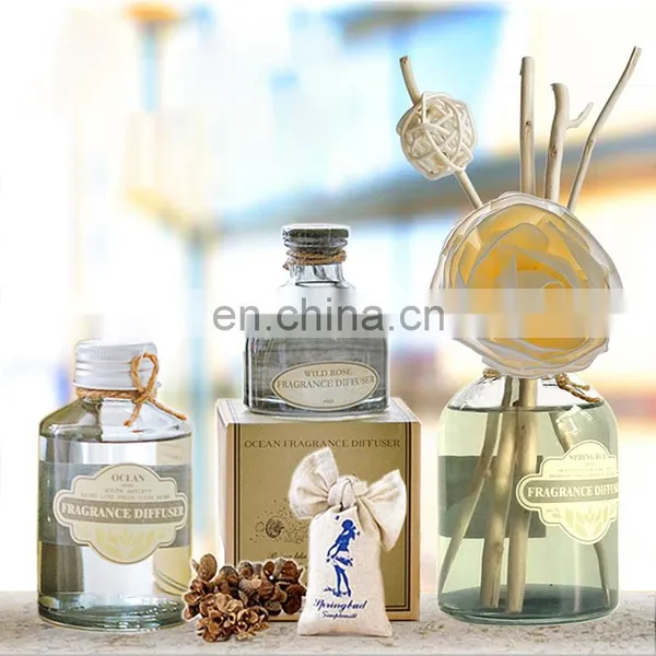 ENO Manufacture45ml Fragrance Oil Reed Diffuser Home Office Bedroom Air Freshener or Room Use Holiday Christmas Reed Diffuser photo-4