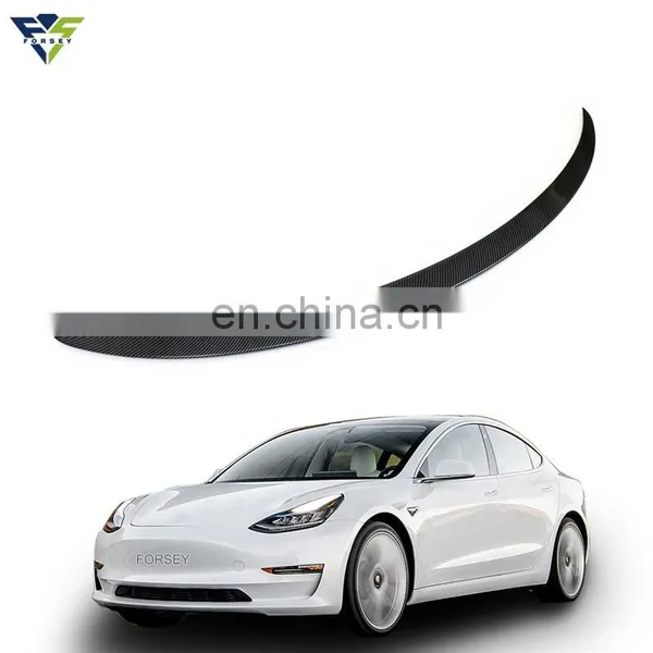 Spoiler Rear Wing For Tesla Model 3 2017 2018 2019 Accessories Decoration Rear Spoiler Tail Wing Back Boot Lip