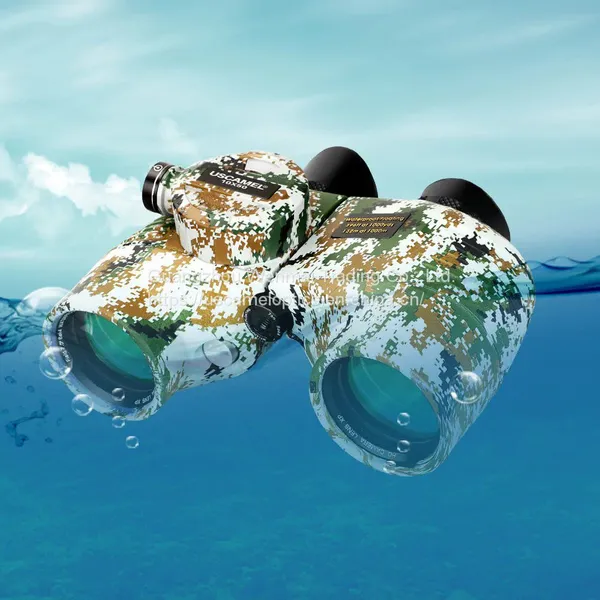 Uscamel Optics 10x50 Marine Camouflage Binoculars With Rangefinder & Compass photo-5