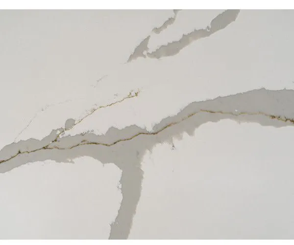 Code：6073，Calacatta Artificial Stone Quartz Slab Kitchen Countertops photo-2