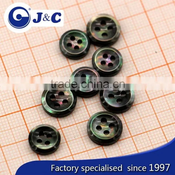 Brand Name Buttons Black Lip Shell Button for Shirt photo-4