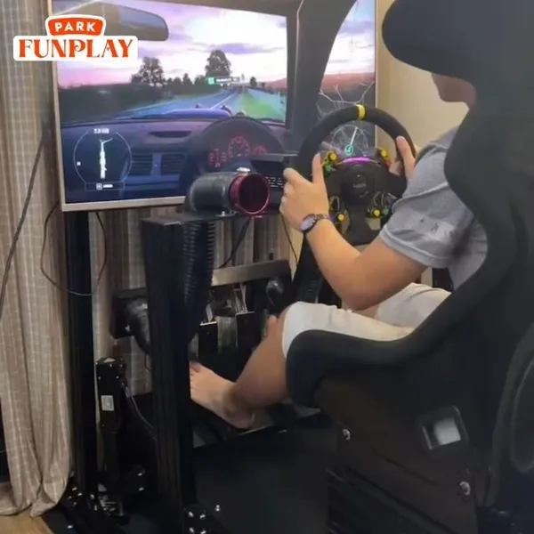 VR Ready Hydraulic Motion F1 Simulator Professional Cockpit Player Setup for PC Racing photo-5