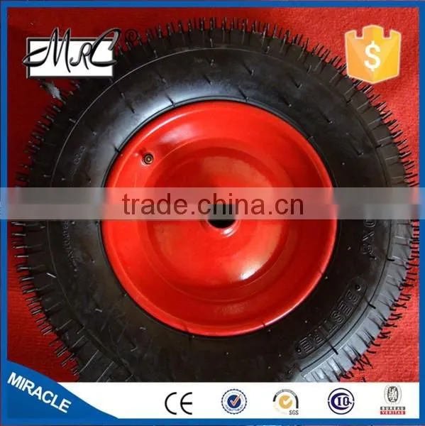 Wholesale 14 Inch Rubber Wheel 3.50-8 for Wheelbarrow Trolley photo-4