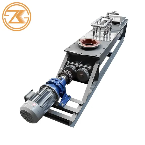Single Shaft Dust Humidifier Stable Operation Dust Wetting Mixing Machine For Fly Ash Disposal photo-2