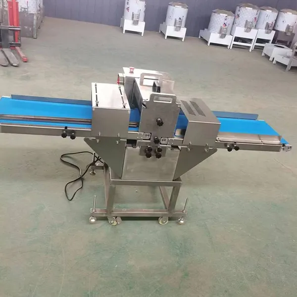 MO-QDMECH Meat RL0341 Strip Slicer 400-500kg/h 304 Stainless Steel Fresh Chicken Beef Pork Disc Blade Cutter photo-4