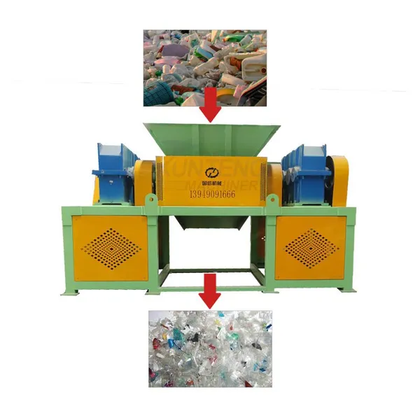 Multi-Function Cardboard Plastic Chicken Shredder Machine Baler Machine Production Line EPC