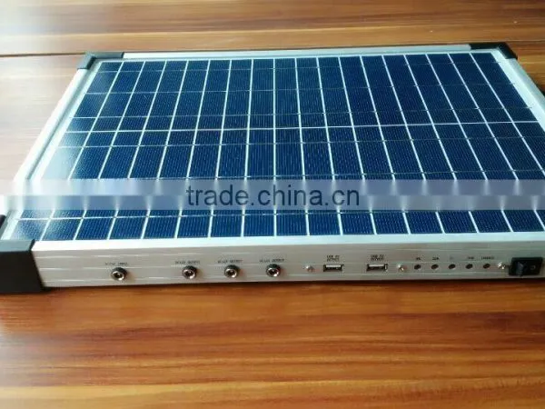 20W Intergrated Lithium Ion Battery Solar Generator, Portable Solar Power System,off Grid Solar System photo-3