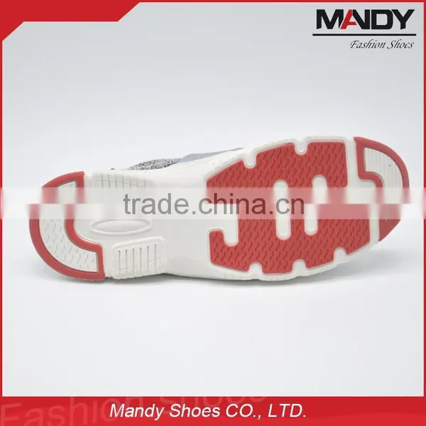 2016 Hot Sale Oem Customize Shoes Comfortable Rubber Sole Flyknit Sport Shoes photo-6