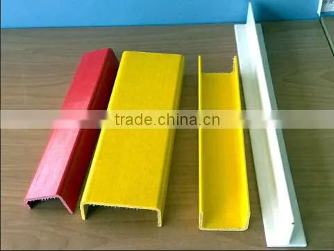 Fiberglass Reinfored Plastic Profile- Yellow FRP Channel