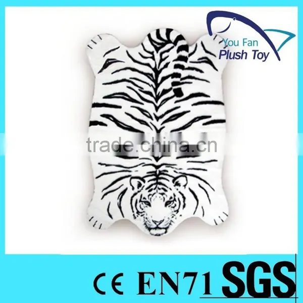 Lifelike Soft Plush Tiger Fur Carpet photo-3