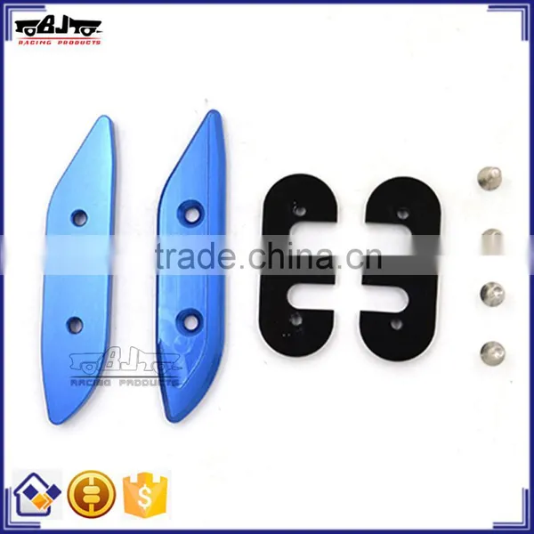 BJ-MHC-YA002 CNC Aluminum Motorcycle Parts Motorbike Blue Side Mirror Cover Hole Cap for Yamaha T MAX 530 2012-2015 photo-3