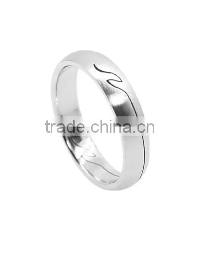 Stainless Steel Jewelry Rings Stainless Steel Wire Cut Ring photo-5