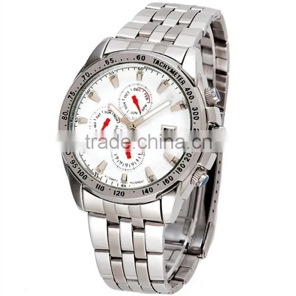Multi-functional High Quality Chronograph Mens Watches, Luxury Stainless Steel Watch, Water Resistant Japan Movement Watch photo-3