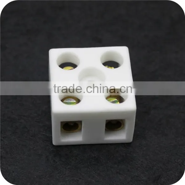 high performance C220 steatite ceramic connector 2 way ceramic terminal blocks